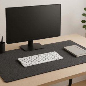 22 Minimalist Felt Desk Pad For Modern Home Office Styling And Sound Absorbing Desktop Protection